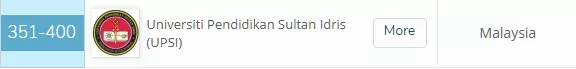 马来西亚苏丹伊德里斯教育大学本科/硕士信息大全