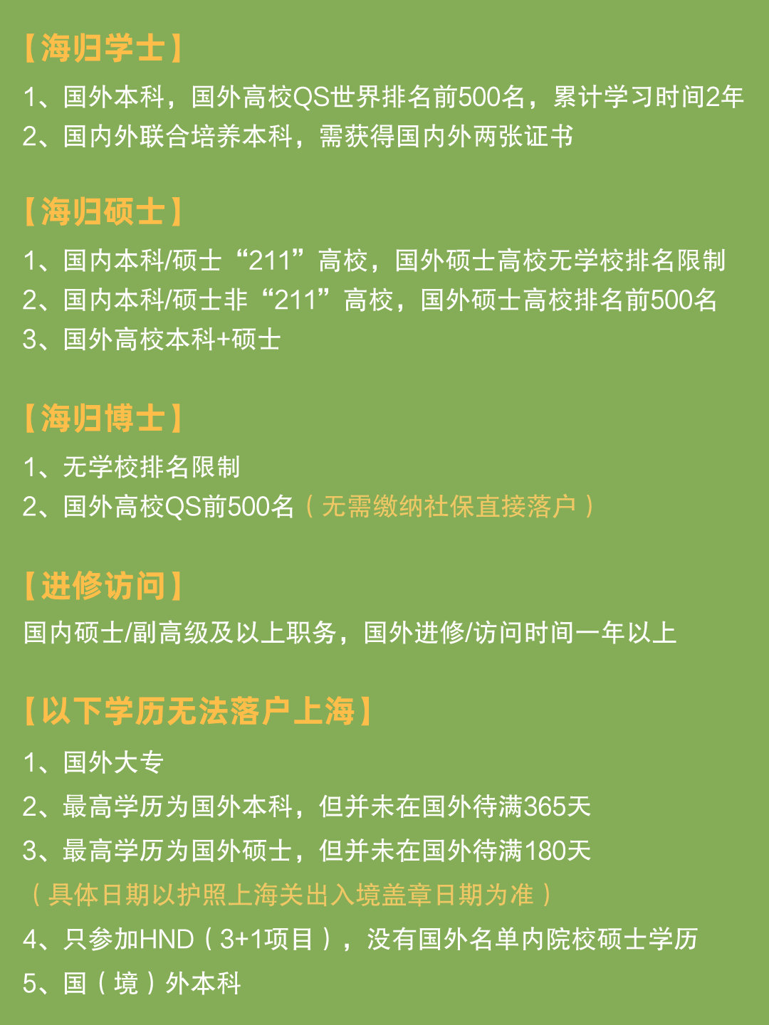 马来西亚院校毕业留学生如何申请上海落户?